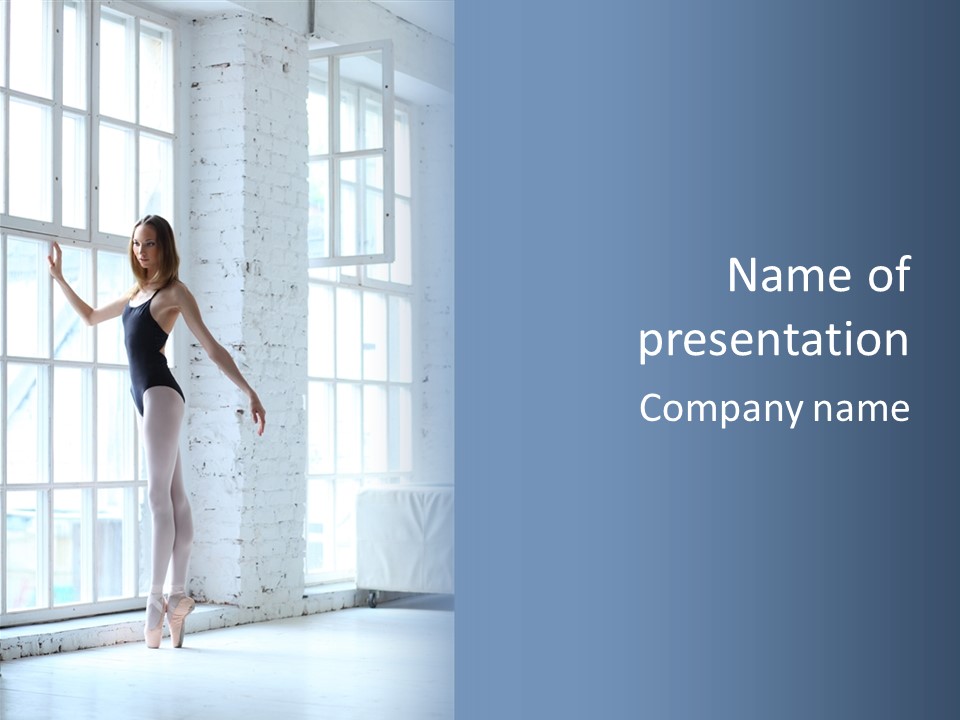 One Beautiful Young PowerPoint Template