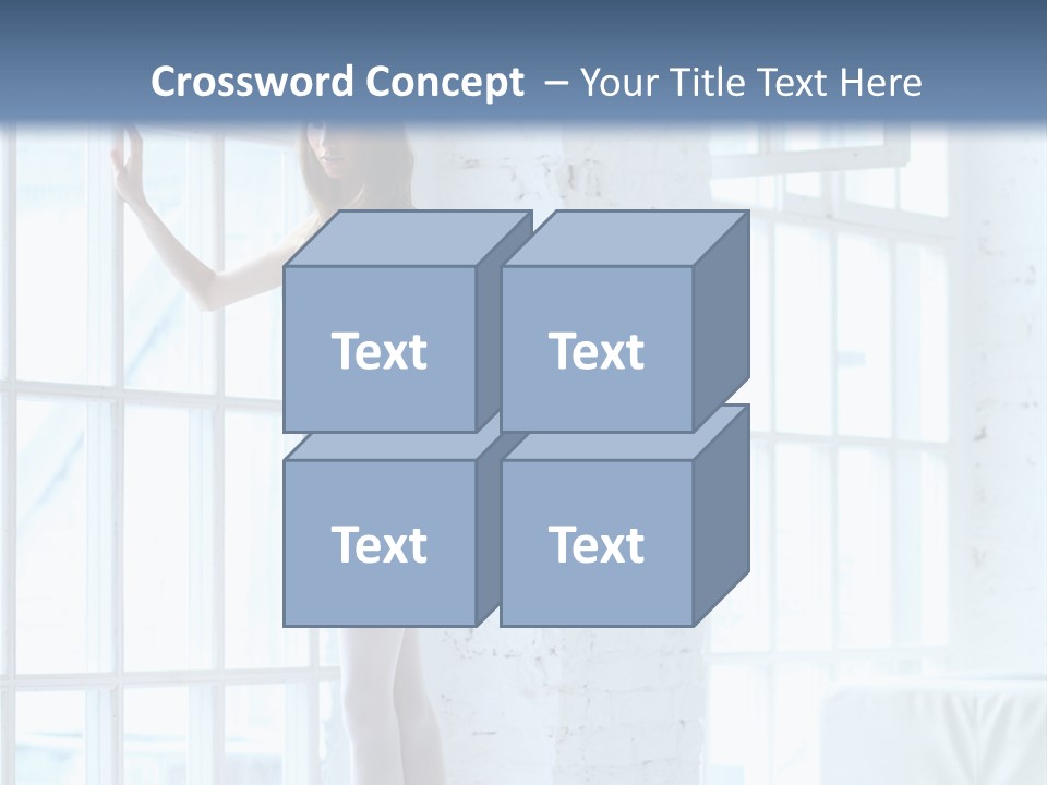 One Beautiful Young PowerPoint Template