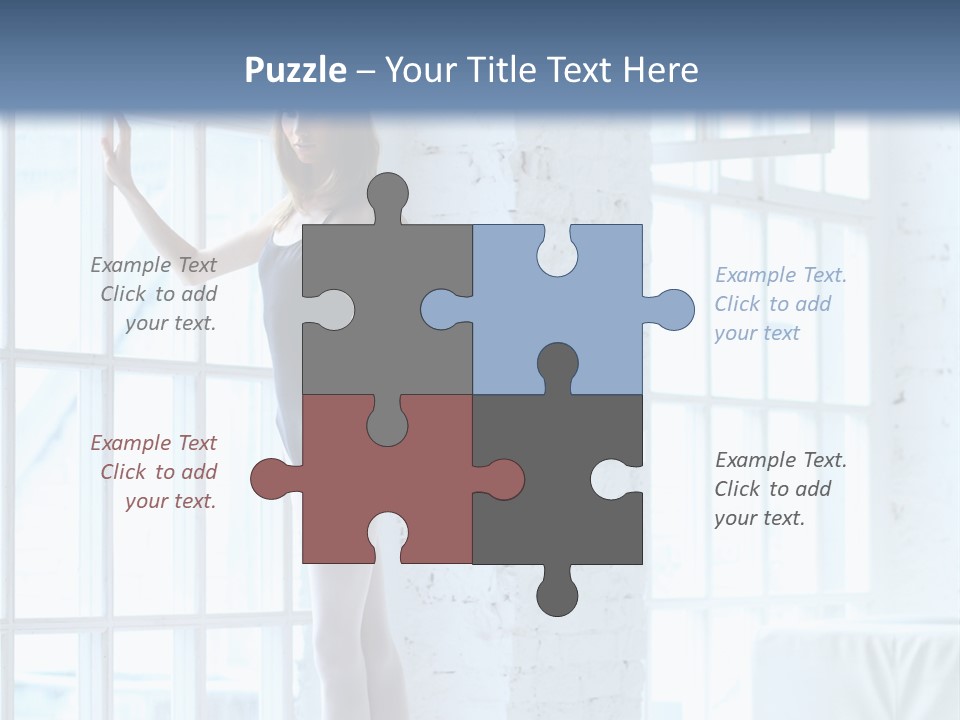 One Beautiful Young PowerPoint Template