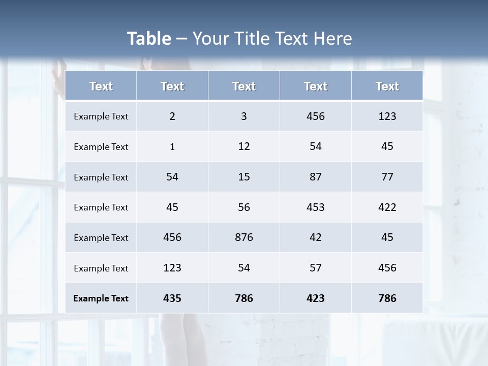 One Beautiful Young PowerPoint Template