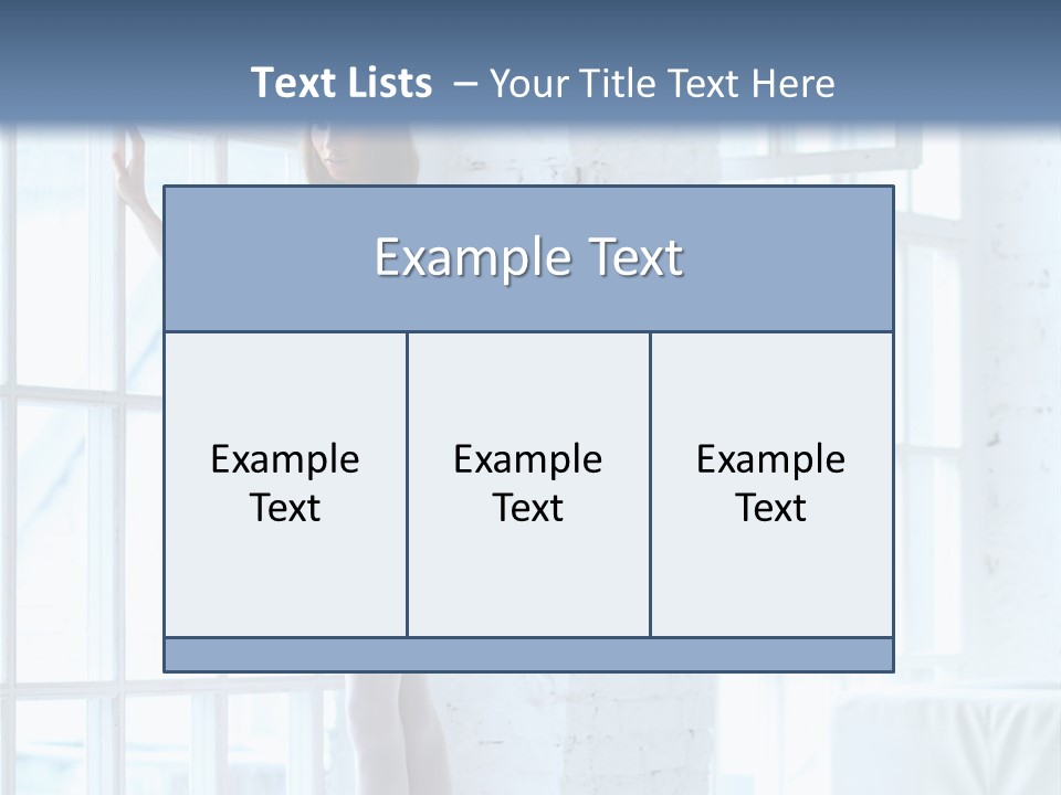 One Beautiful Young PowerPoint Template