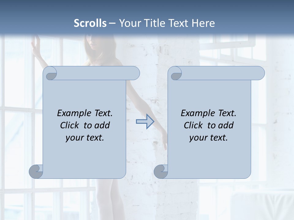 One Beautiful Young PowerPoint Template