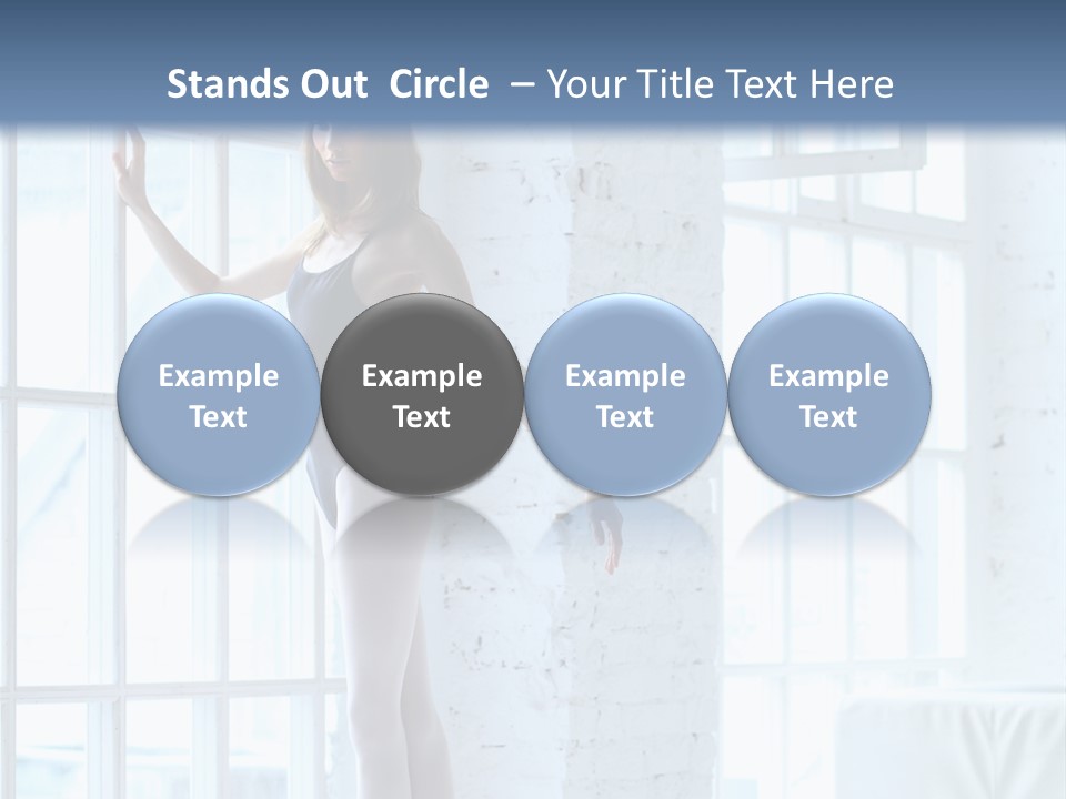 One Beautiful Young PowerPoint Template