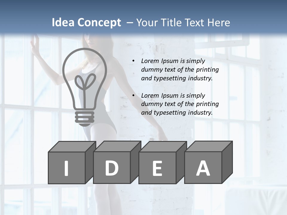 One Beautiful Young PowerPoint Template