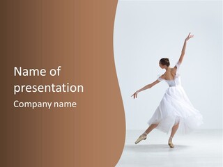 Dance Girl Young PowerPoint Template