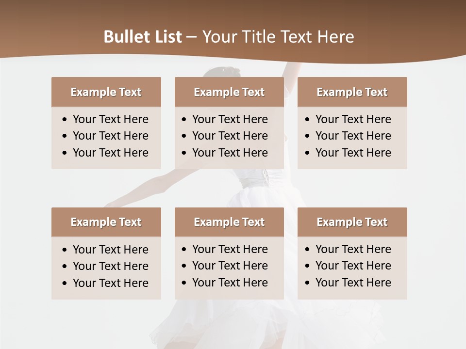 Dance Girl Young PowerPoint Template