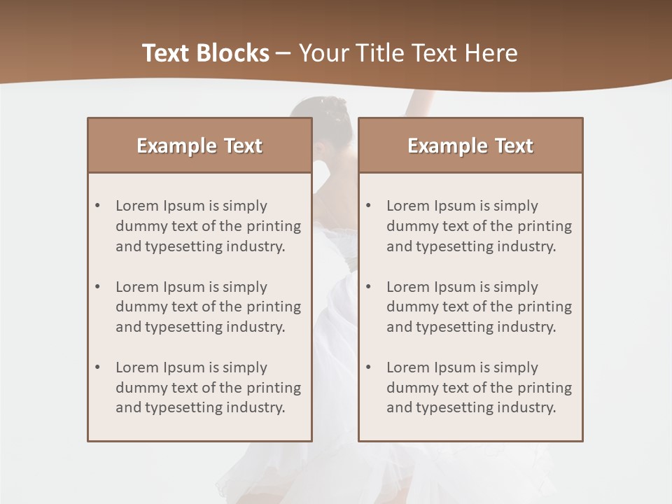 Dance Girl Young PowerPoint Template