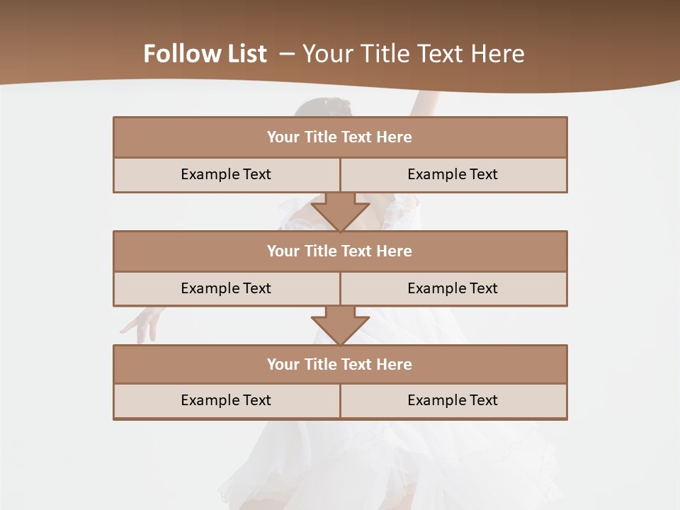 Dance Girl Young PowerPoint Template