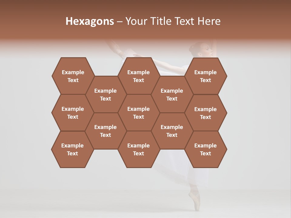 Performer Posing Girl PowerPoint Template