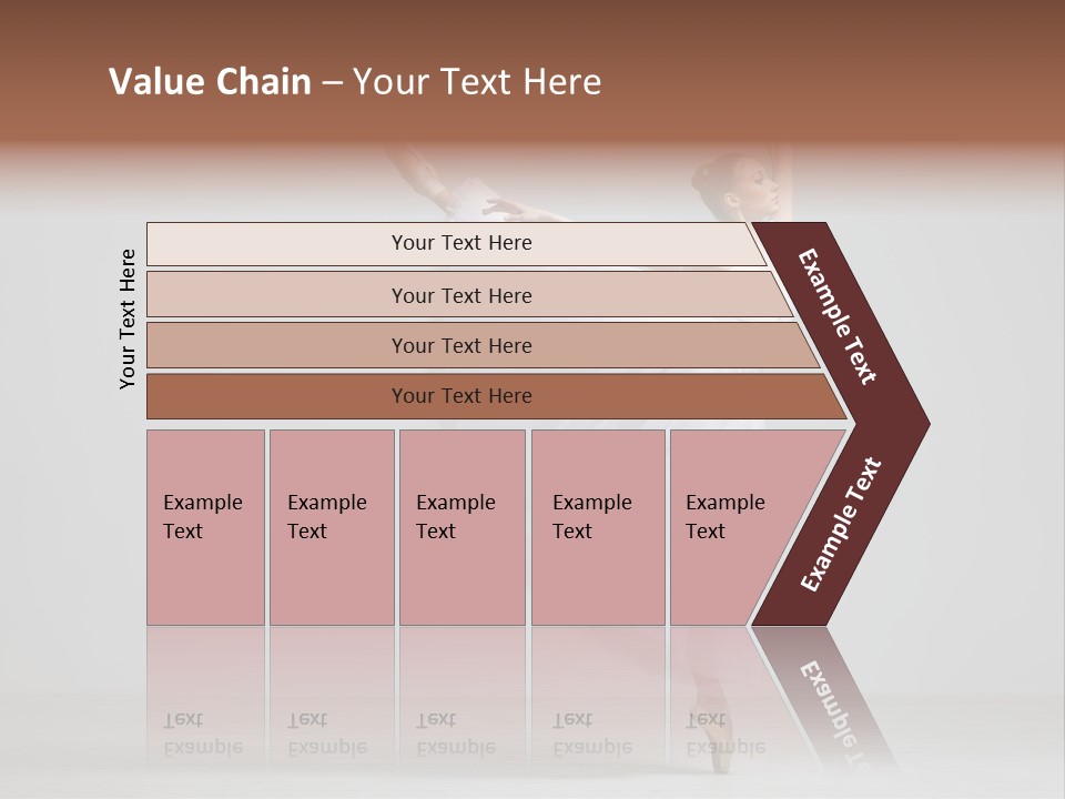 Performer Posing Girl PowerPoint Template