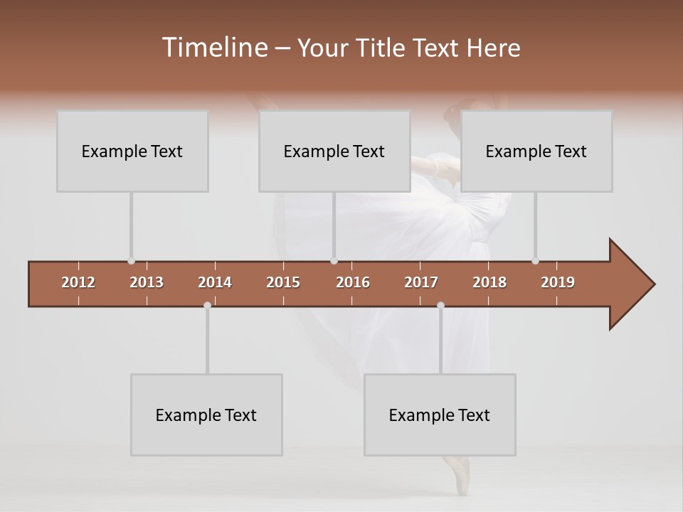 Performer Posing Girl PowerPoint Template