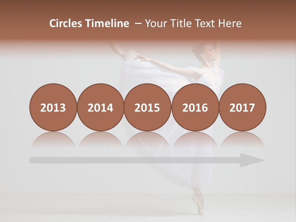 Performer Posing Girl PowerPoint Template