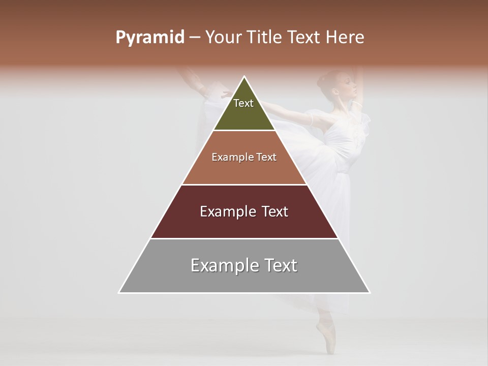 Performer Posing Girl PowerPoint Template