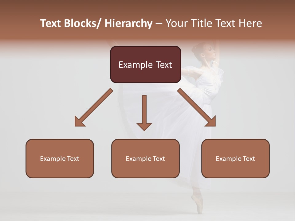 Performer Posing Girl PowerPoint Template