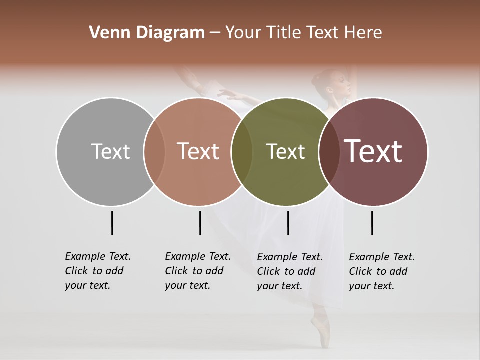 Performer Posing Girl PowerPoint Template