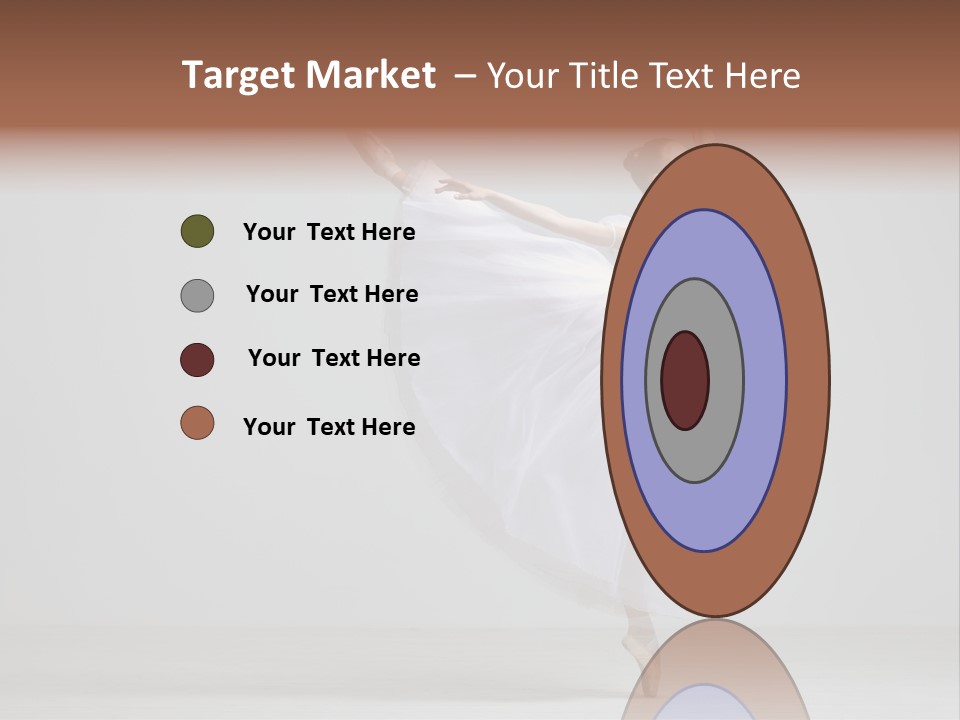 Performer Posing Girl PowerPoint Template