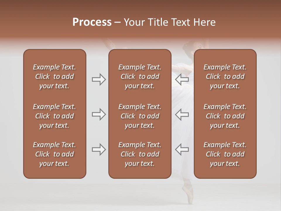 Performer Posing Girl PowerPoint Template