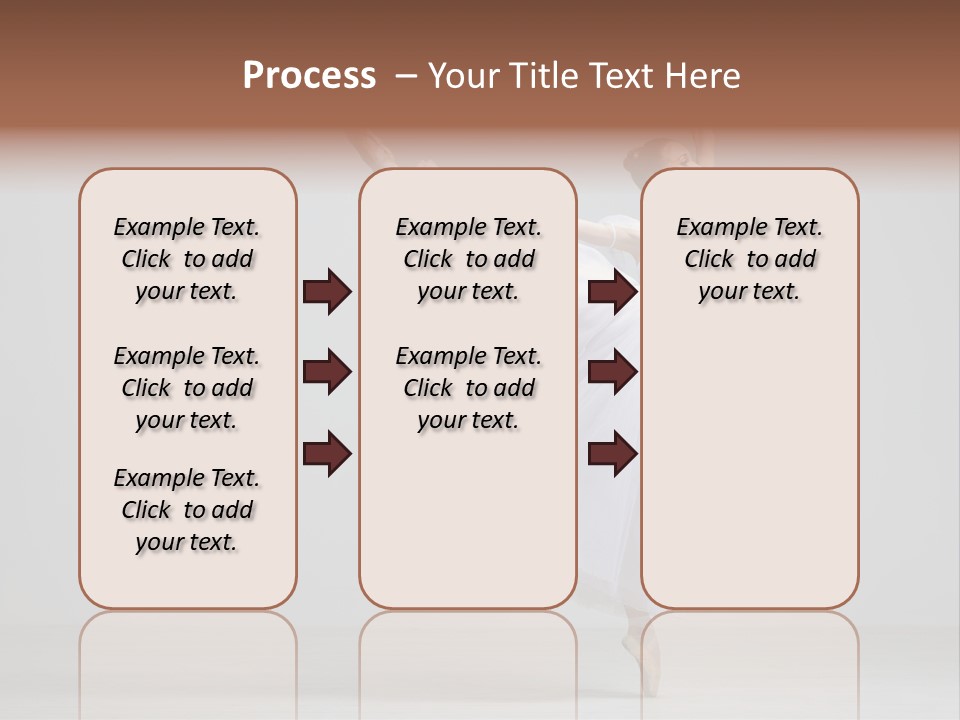 Performer Posing Girl PowerPoint Template