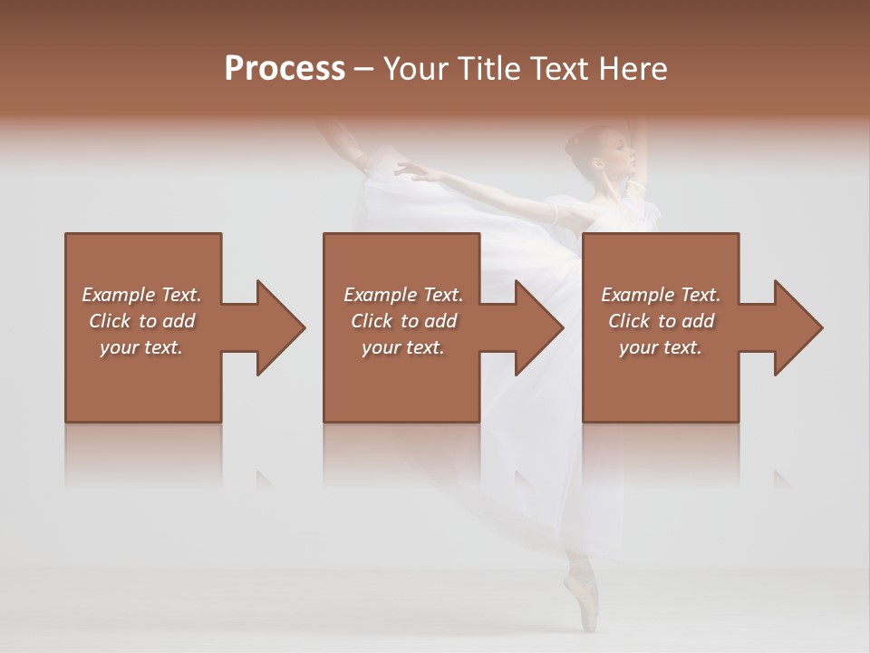 Performer Posing Girl PowerPoint Template