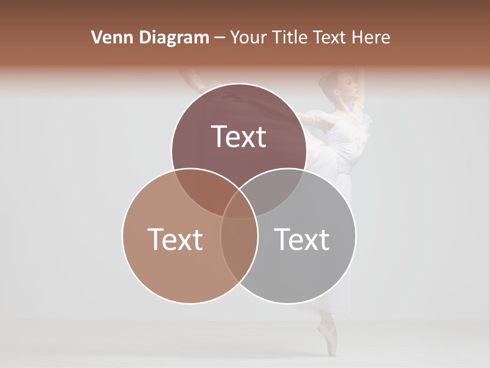 Performer Posing Girl PowerPoint Template