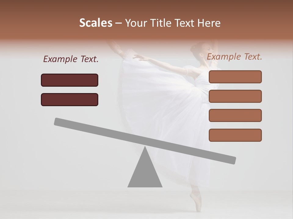 Performer Posing Girl PowerPoint Template