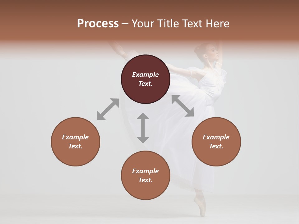 Performer Posing Girl PowerPoint Template