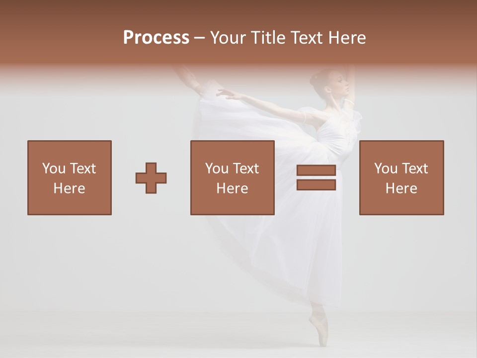 Performer Posing Girl PowerPoint Template