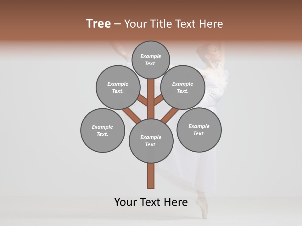 Performer Posing Girl PowerPoint Template