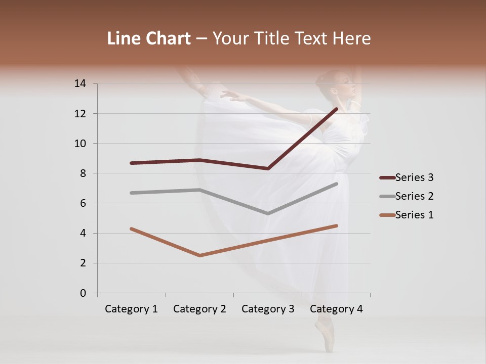 Performer Posing Girl PowerPoint Template