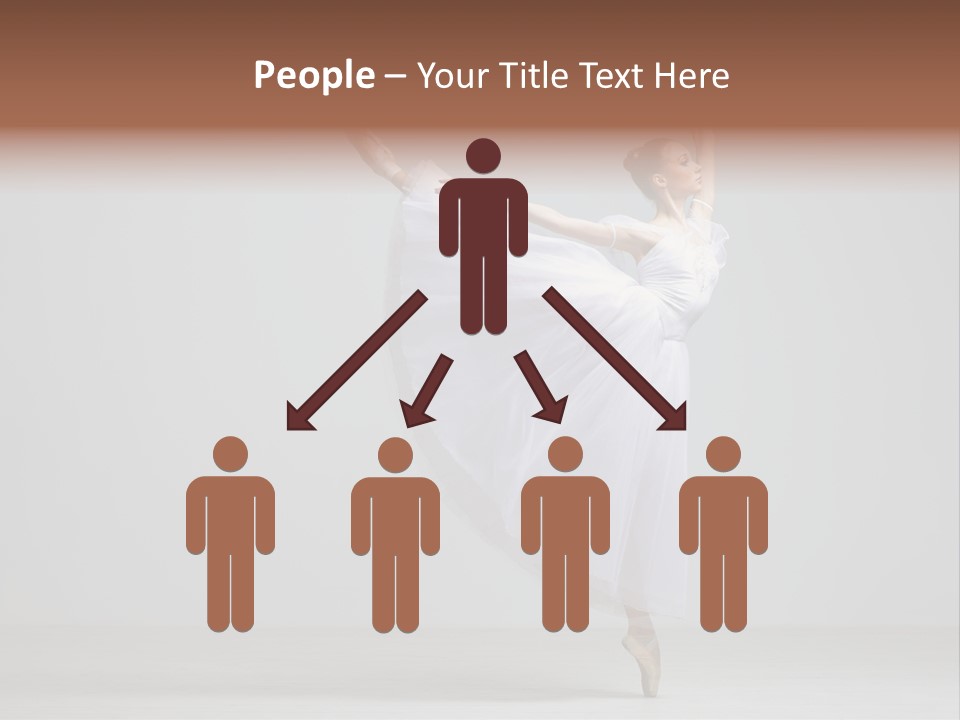 Performer Posing Girl PowerPoint Template