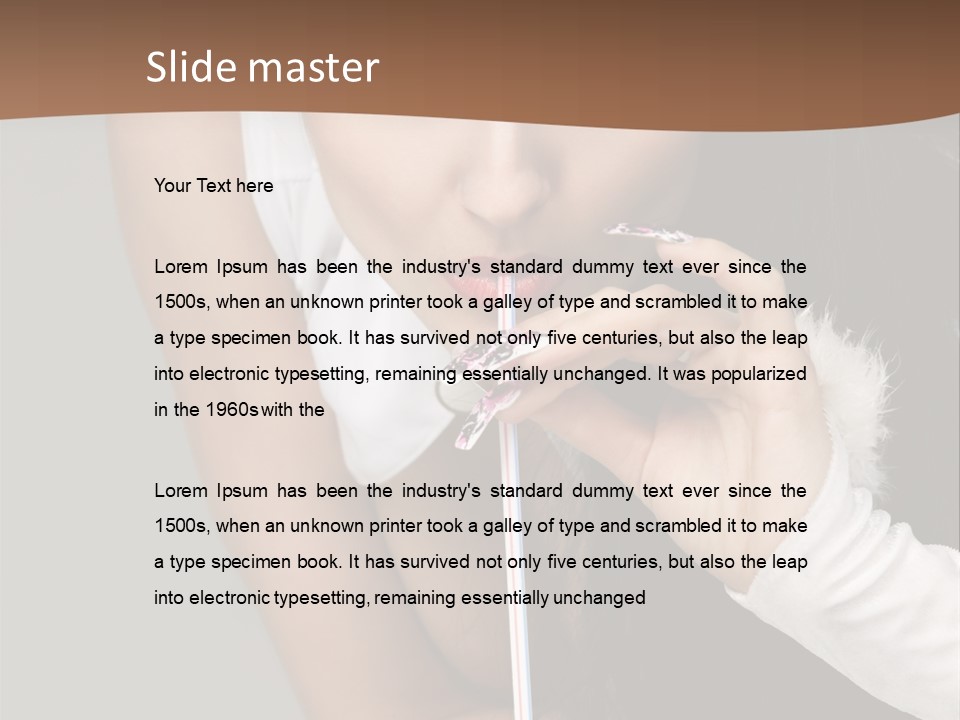 Glasses Stereo Street PowerPoint Template