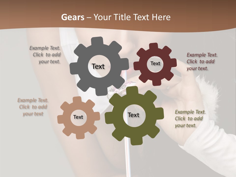 Glasses Stereo Street PowerPoint Template