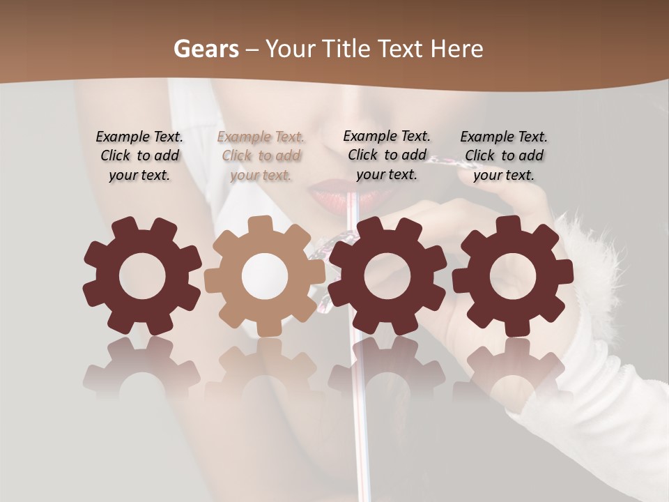 Glasses Stereo Street PowerPoint Template