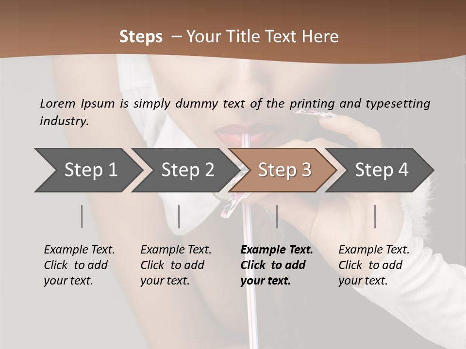 Glasses Stereo Street PowerPoint Template