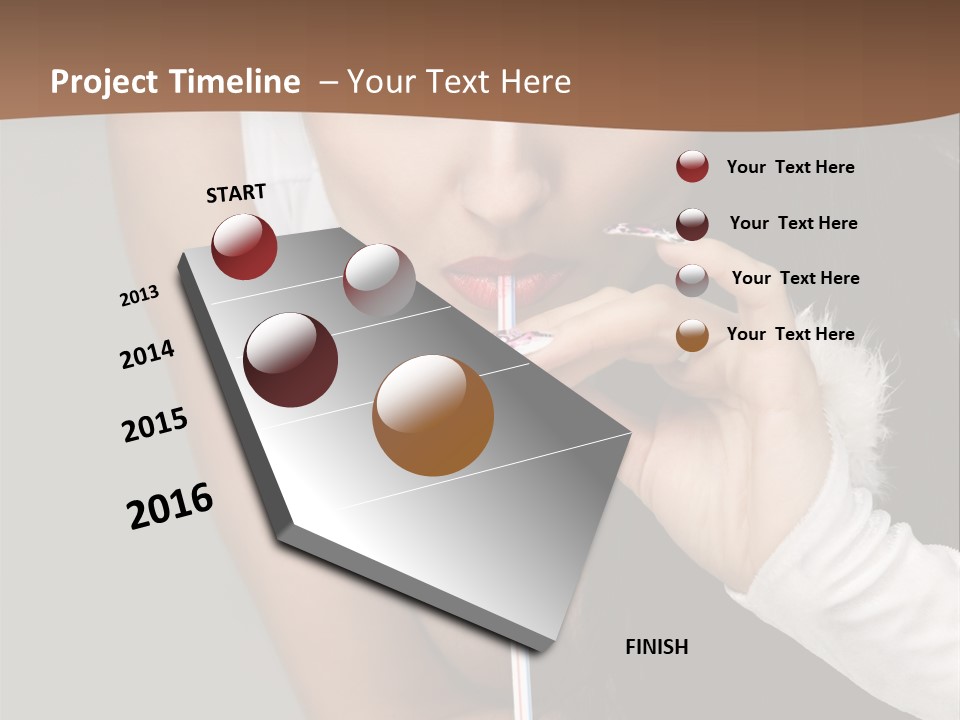 Glasses Stereo Street PowerPoint Template
