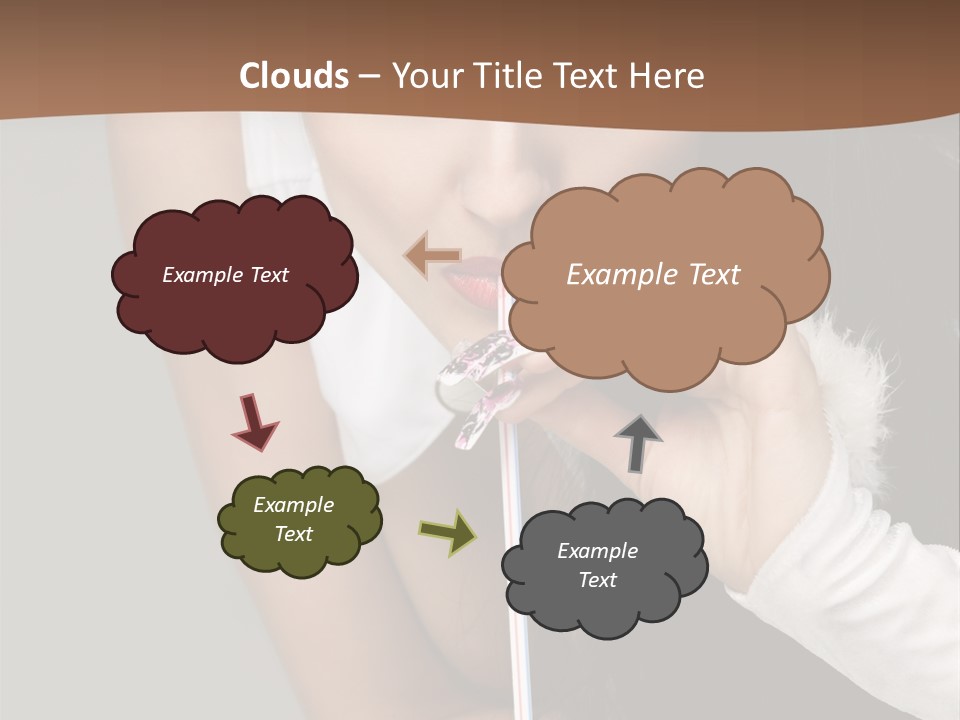 Glasses Stereo Street PowerPoint Template