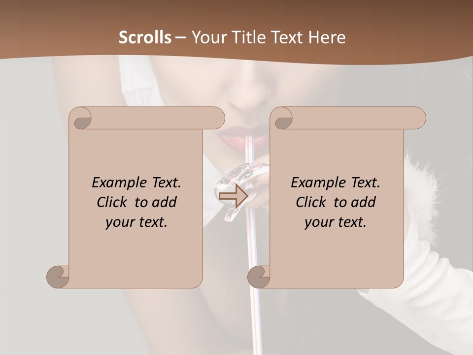 Glasses Stereo Street PowerPoint Template