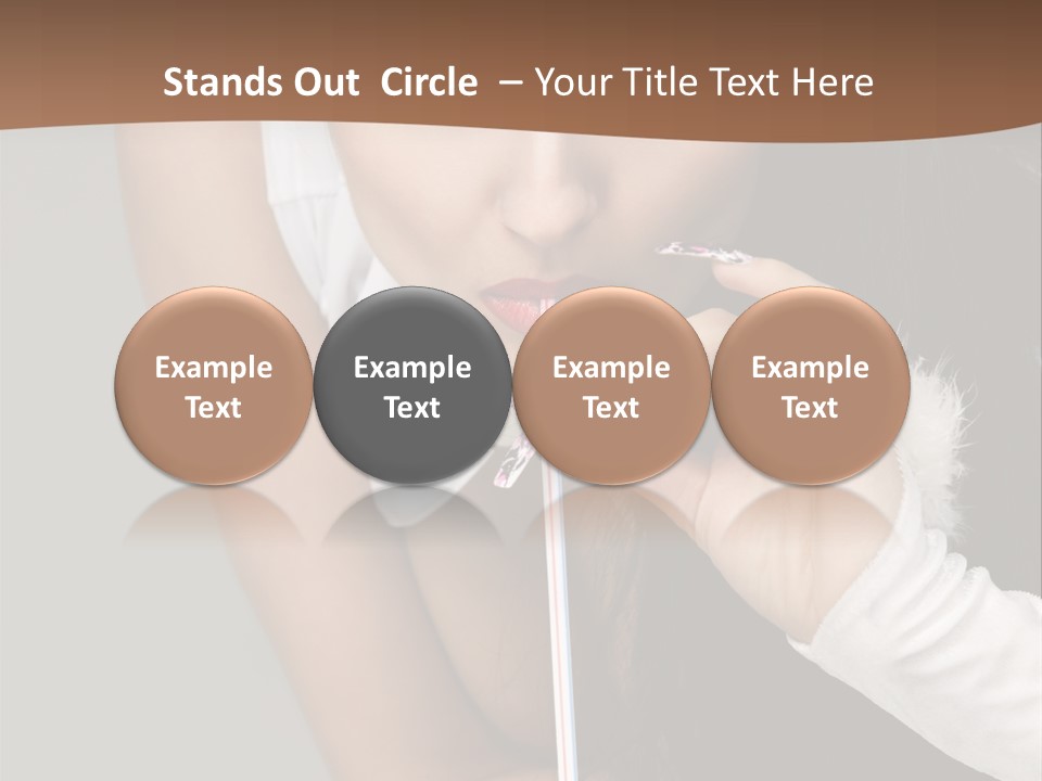 Glasses Stereo Street PowerPoint Template