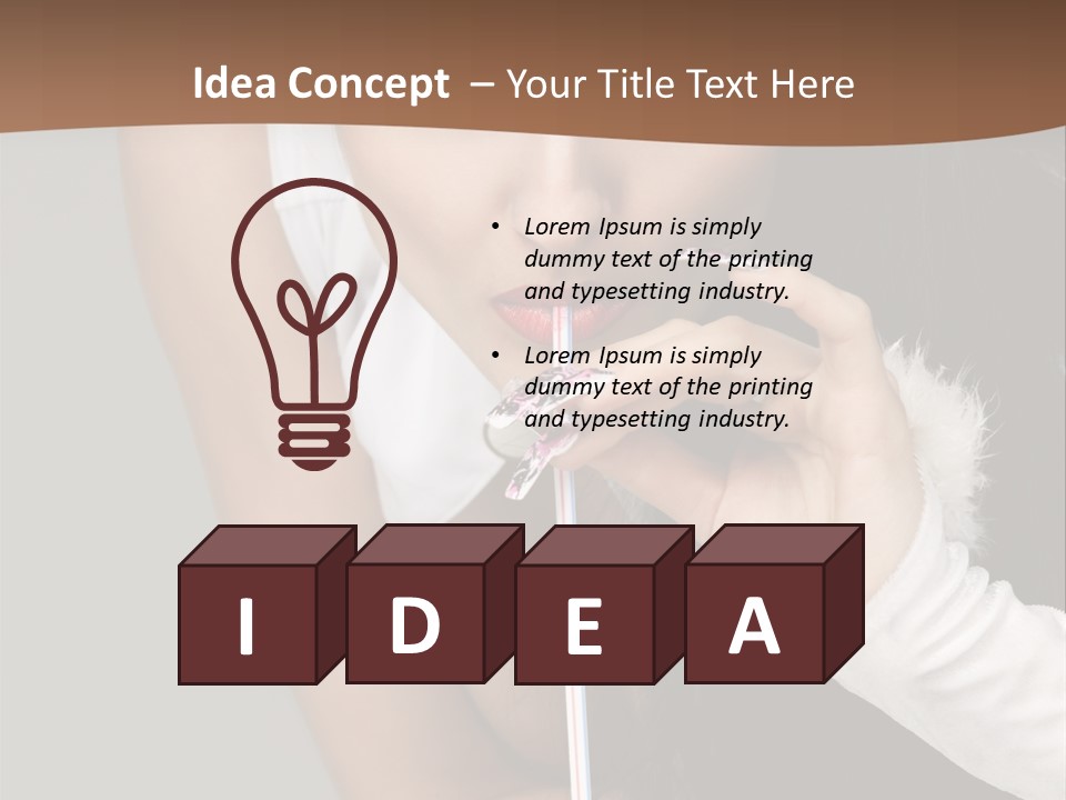 Glasses Stereo Street PowerPoint Template