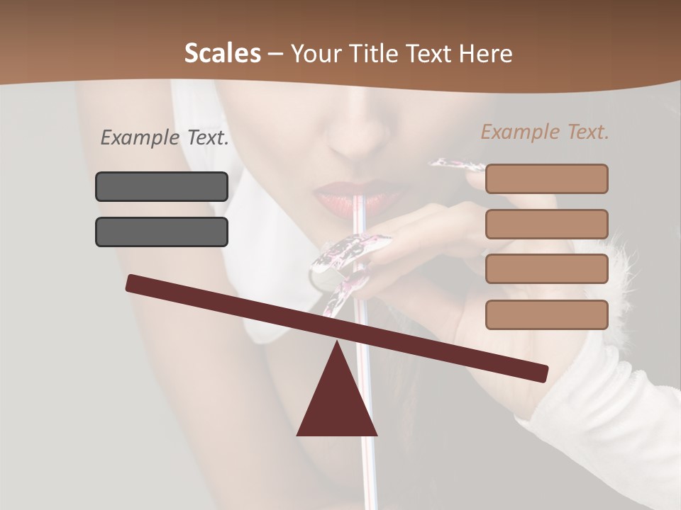 Glasses Stereo Street PowerPoint Template