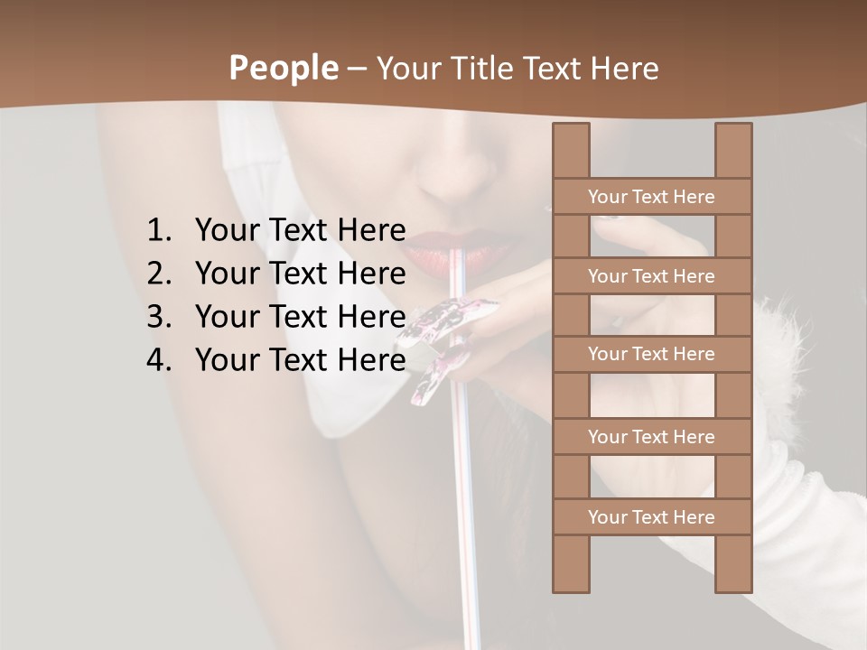 Glasses Stereo Street PowerPoint Template