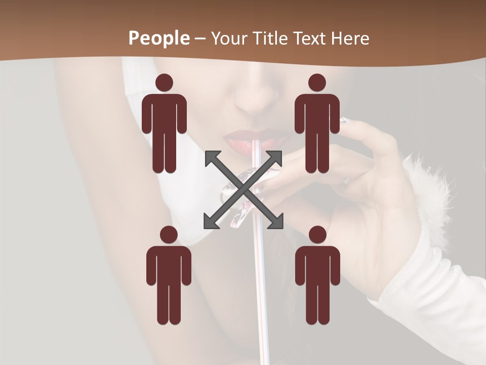 Glasses Stereo Street PowerPoint Template