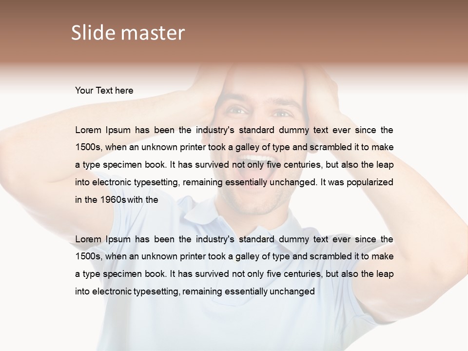 Blue Smart Aged PowerPoint Template