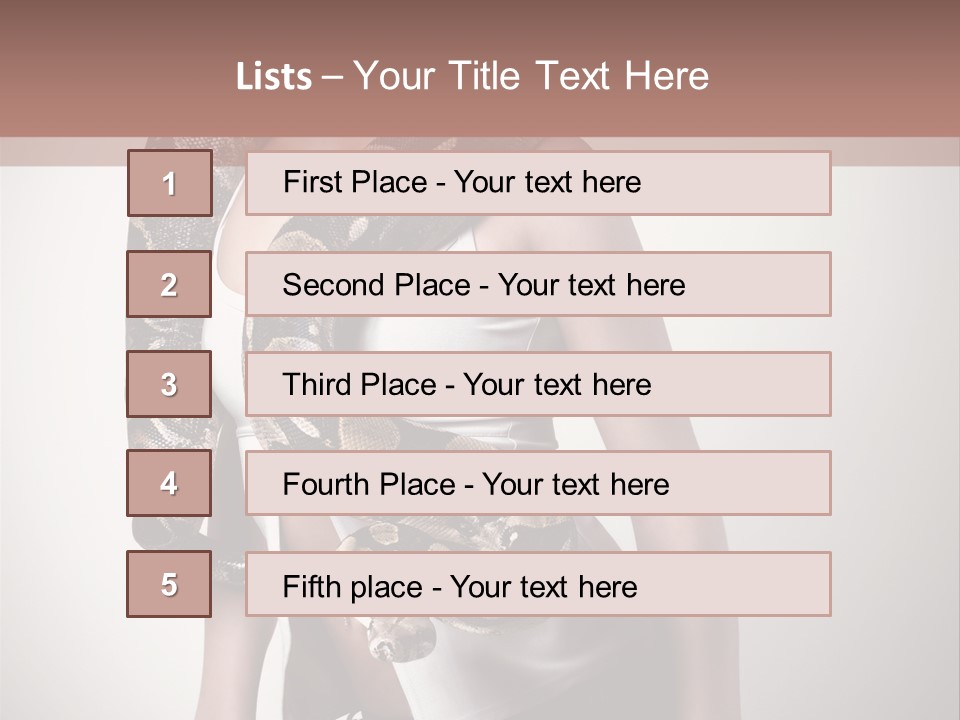 Wild Constrictor Snake PowerPoint Template
