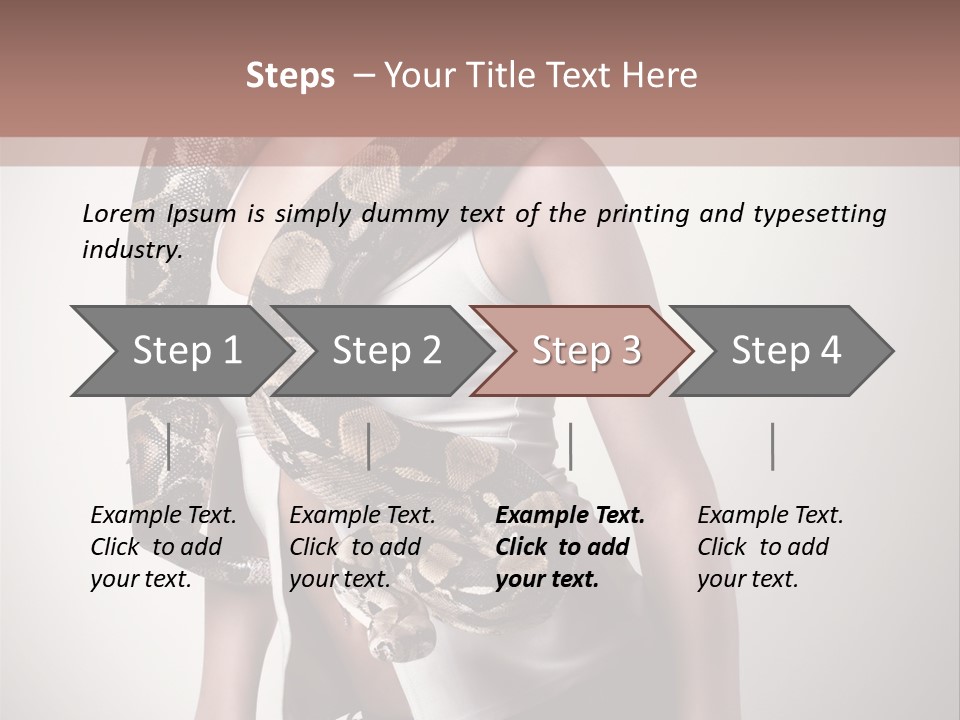 Wild Constrictor Snake PowerPoint Template