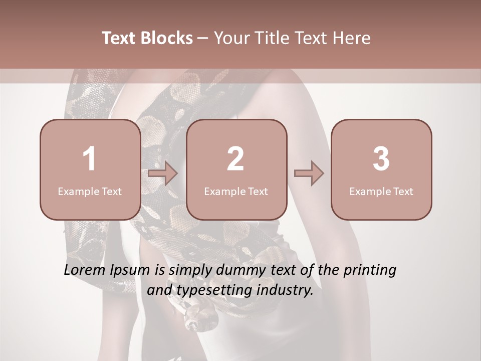 Wild Constrictor Snake PowerPoint Template