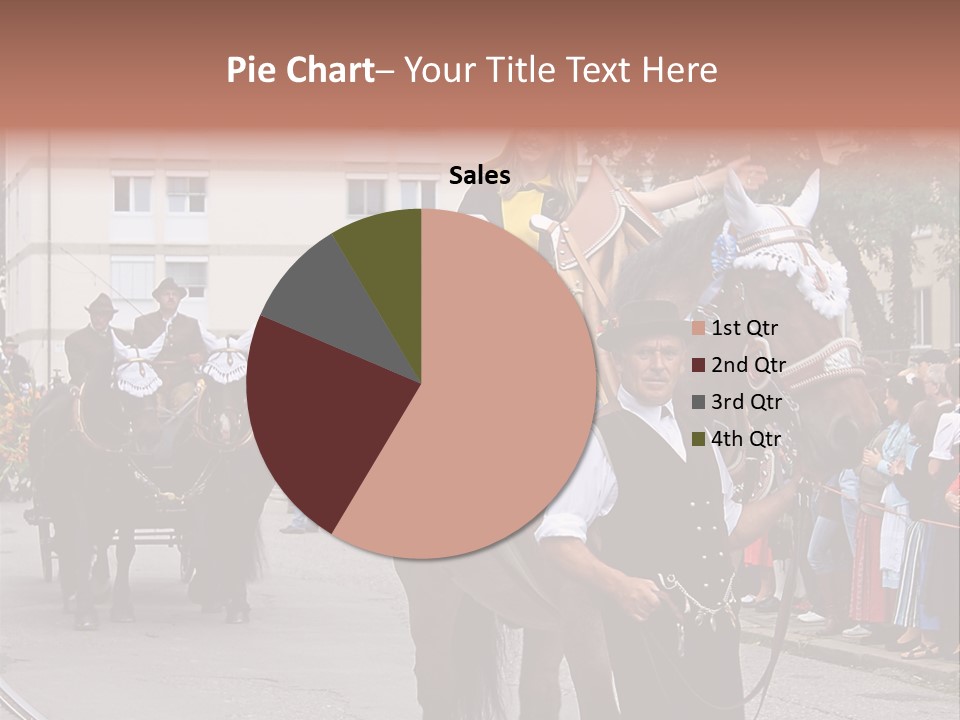 Horse Fair Carriage PowerPoint Template