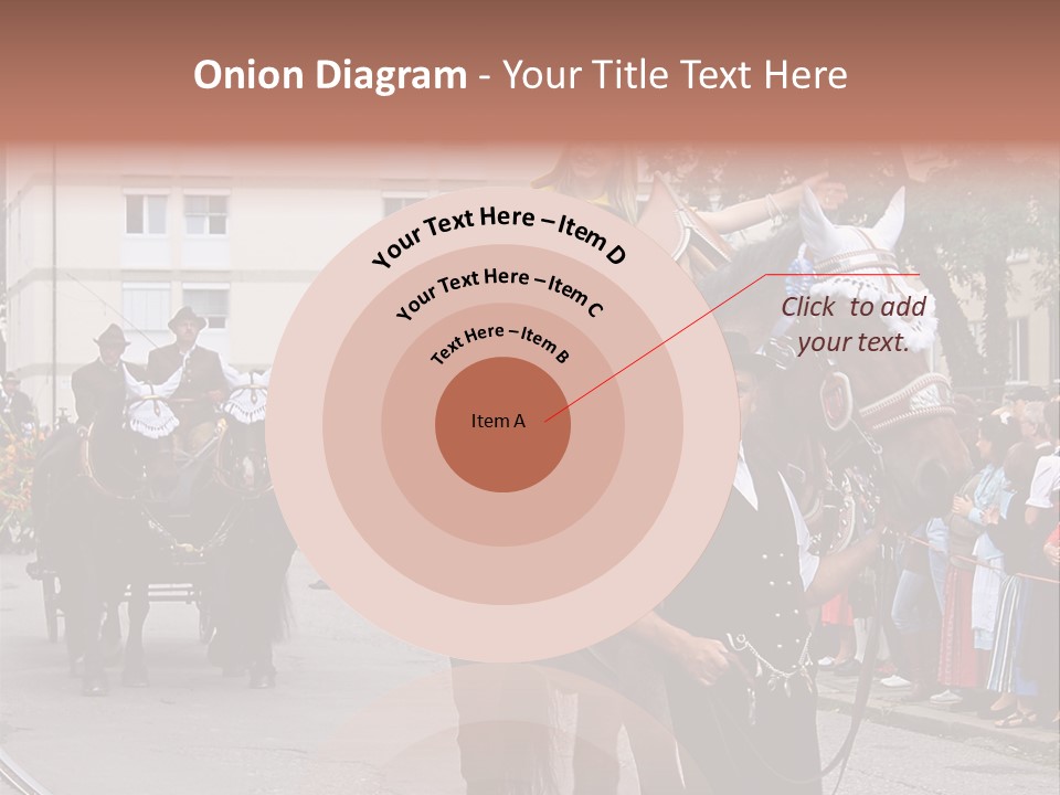 Horse Fair Carriage PowerPoint Template