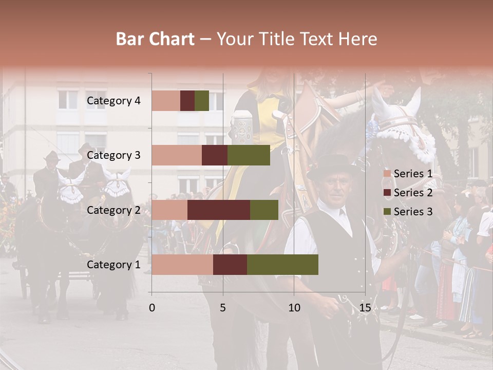 Horse Fair Carriage PowerPoint Template