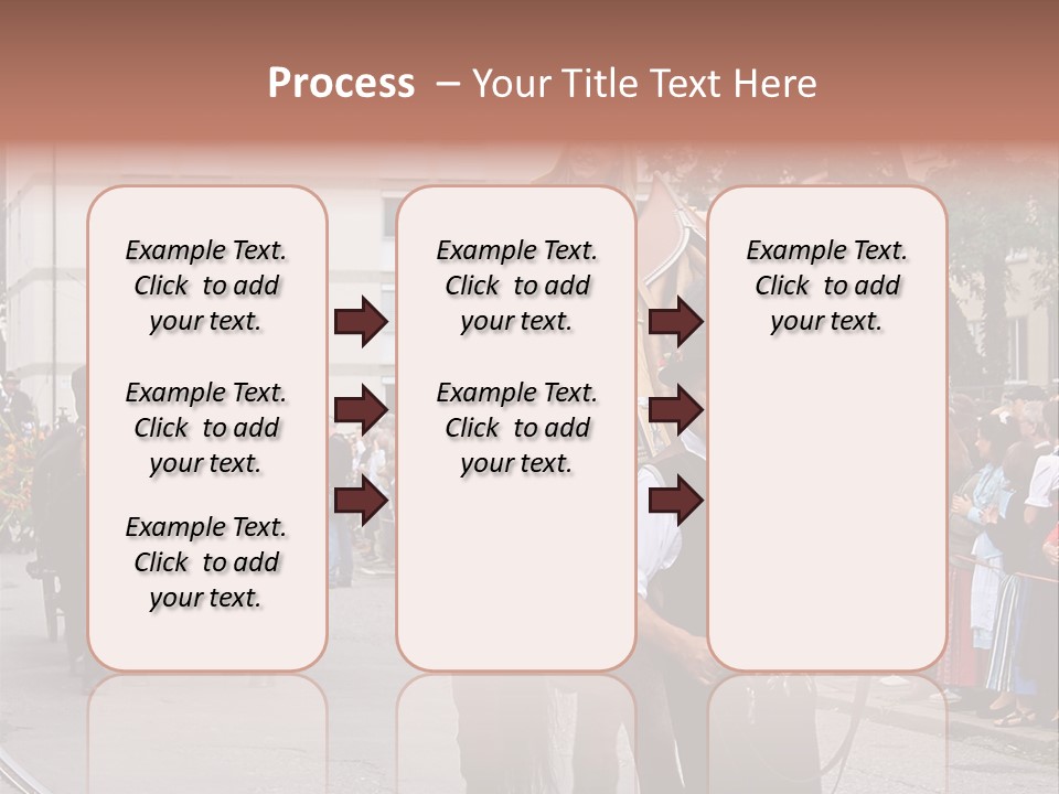 Horse Fair Carriage PowerPoint Template